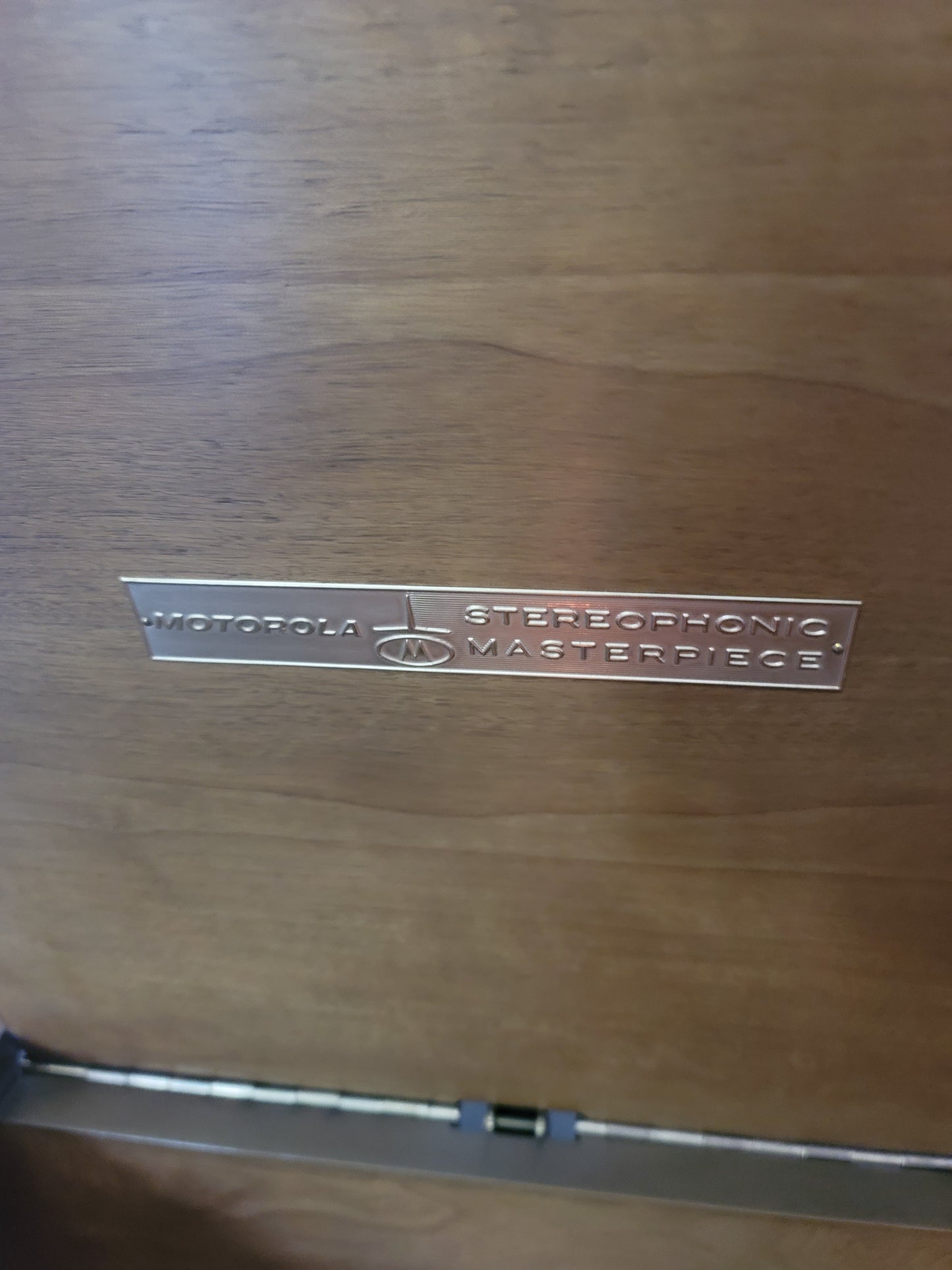 Motorola HI FI Stereo Console Record Player Credenza MCM