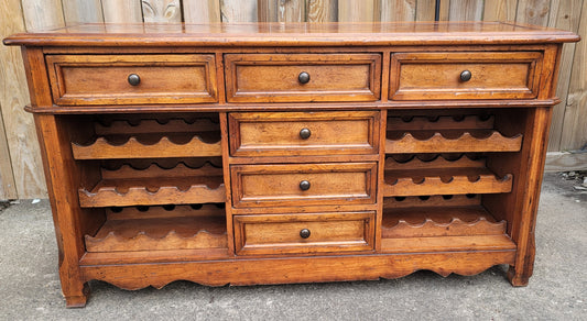 Vintage Milling Road Wine Cabinet By Baker Rustic Farmhouse