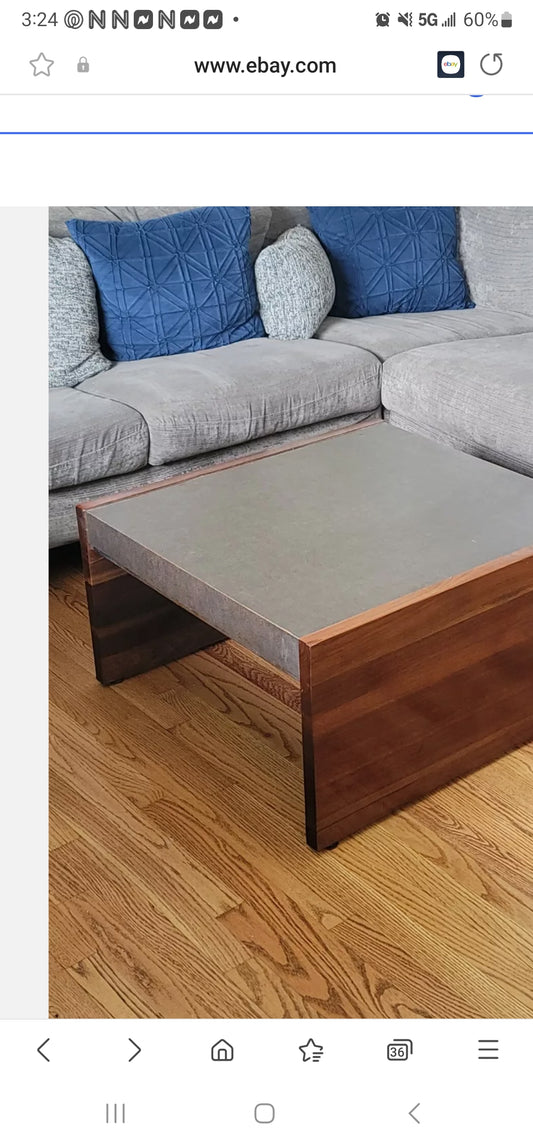 Mid Century Danish Style Cocktail or Coffee Table Teakwood