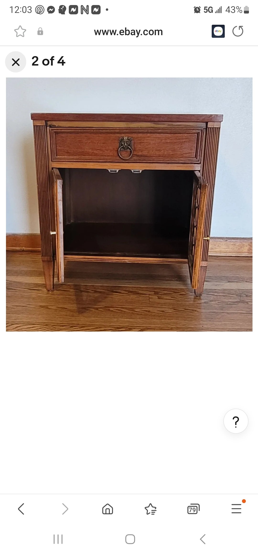 Mid Century Nightstand By Century Furniture